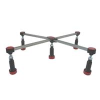 De Beer 5 poots onderstel afstelbaar van 10.5 tot 16.5cm 515050001