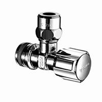 Schell - Eckregulierventil comfort chrom, kurze Bauform 3/8' x 3/8' kiwa 050970699