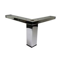 Meubelpootjes Chromen design hoekpoot 13 cm