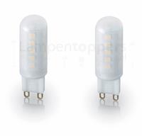 G9 3.5Watt Led incl. Stappendimmer 2 Stuks