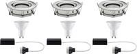 Paulmann Ceiling Nova LED IP65 inbouwspot set van 3