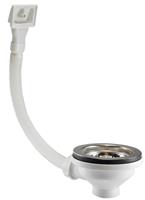 korfplug met rooster en overloop 6/4 90mm met 70mm schroef
