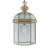 Searchlight Hängelampe Arlind, Ø 18 cm, altmessing