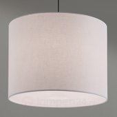 ORION Hanglamp Artak met witte, stoffen kap