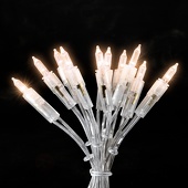 Mini Kabel LED 50 X pizello warm weiß, transparent Kabel - Konstsmide