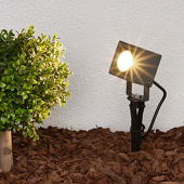 Lampenwelt Grondspieslamp Jiada met LED's