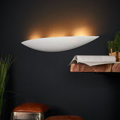 Lindby Gipswandlampe Tommi in Weiß