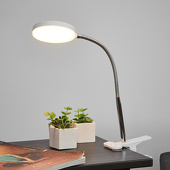 Lindby Klemmtischleuchte Milow mit LED und Flexarm