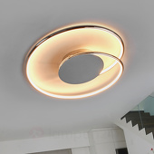 Lindby LED-Deckenlampe Joline, chrom, 46 cm