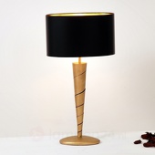 J. Holländer Sublieme tafellamp INNOVAZIONE van ijzer - goud