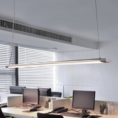 Arcchio Lange Pendelleuchte Vinca mit leuchtstarken LEDs