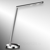 GKS Knapstein tijdloze LED-bureaulamp Glance, chroom