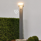 Lucande LED-Pollerlampe Marius mit Sensor, 80 cm