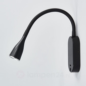 Lampenwelt Verstelbare led wandlamp Enna met USB-poort