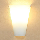 Lampenwelt Opaalglas wandlamp Alia met E14-LED