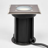 Lindby Eckige Edelstahl-Bodeneinbaulampe Insa, IP67