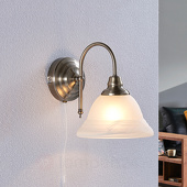 Lampenwelt Antiek ogende wandlamp Hanna