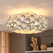Lindby Chromglänzende Deckenlampe Reza