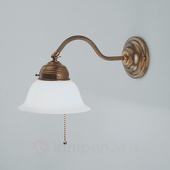 Berliner Messinglampen Messing wandlamp Boris