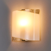 Lampenwelt Wandlamp Beatrice met gouden applicaties