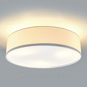 Lindby Deckenleuchte Sebatin mit E27-LED, 50 cm, creme