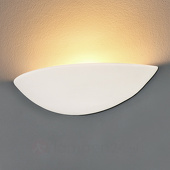 LED Wandlamp PALE van gips en beschilderbaar