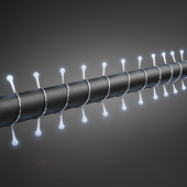 Konstsmide 3691-203 Mini-Lichterkette Außen EEK: G (A - G) netzbetrieben Anzahl Leuchtmittel 80 LED