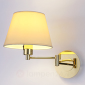 Lampenwelt Uittrekbare wandlamp Pola