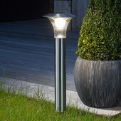 Lampenwelt Bodemankerlamp Jolin met LED, zonne-energie