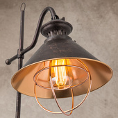 ORION Staande lamp Shanta in antieke stijl