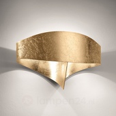 Selene Gouden design-wandlamp Scudo