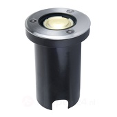 Lampenwelt IP67 LED-vloerinbouwlamp Kenan, roestvrij staal