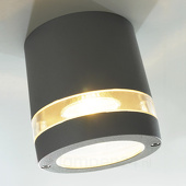 Mooie designlamp Focus antraciet 1 lichtbron