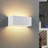 Lampenwelt Puristische led wandlamp Lonisa