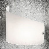 Fabas Luce Wandlamp Moa met gebogen glazen kap