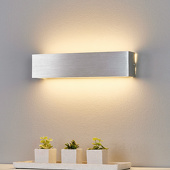 Lindby Alufarbene LED-Wandleuchte Ranik