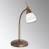 Paul Neuhaus Klassieke LED tafellamp Pino, antiek messing
