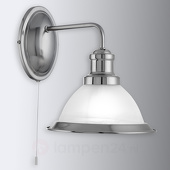 Searchlight Antiek overkomende wandlamp Bistro