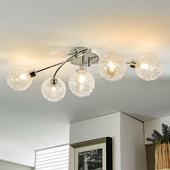 Lindby LED-Deckenlampe Ticino, 5-flammig, lang
