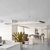 Lampenwelt Dimbare LED bureau-pendellamp Dorean