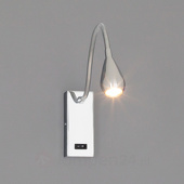 Lampenwelt LED-wandlamp Rasmus in chroom