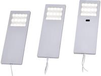 PAUL NEUHAUS Sensor-Unterbaulampe Helena 19x6,6cm 3er-Set 3000K