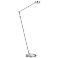 GKS Knapstein LED-vloerlamp Elegance met 3 scharnieren, nikkel