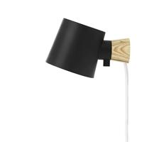 Normann Copenhagen Rise Wall Lamp Wandlamp - Zwart