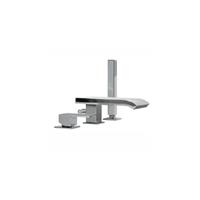 Tres Cuadro Badrandcombinatie CUADRO met waterval en handdouche antikalk 10616102 