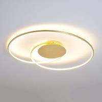 Lindby LED-Deckenlampe Joline, gold, 74 cm