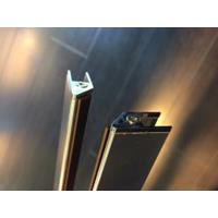 set magneetstrips 8 mm chr. tbv swingdeur+wand