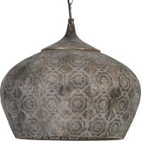 Light & Living - Hanglamp Emine - 43.5x43.5x40.5 - Bruin