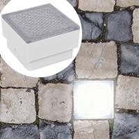 VidaXL LED Verzonken vloerlamp 100 x 100 x 68 mm 2 st