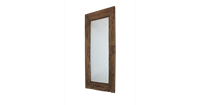 Spiegel Rustiek - 120x80 cm - blank - drijfhout teak